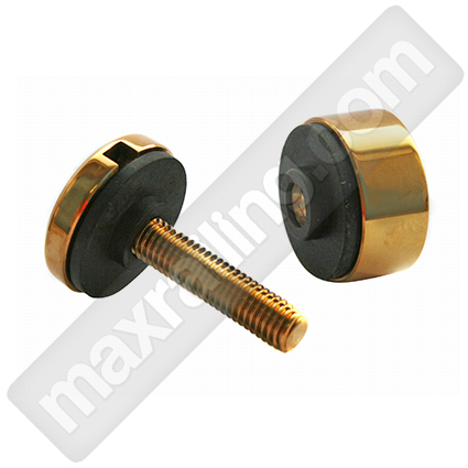 Styklodyrjach gold zlaten ogledalen Ф30mm. Златен огледален стъклодържач Ф30мм.